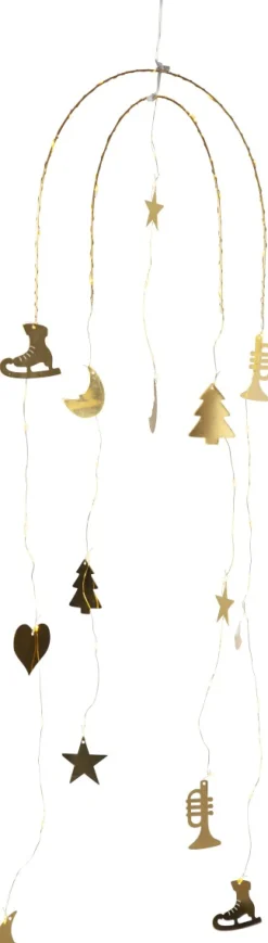 DREAM Hängande dekoration Batteri 90cm Guld