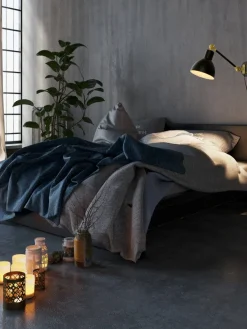 DUBLIN Vägglampa 40cm Svart/Matt Mässing