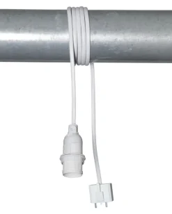 E14 BASIC DCL Sladdställ 6cm Vit