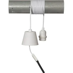 E27 BASIC Sladdställ m.Takkopp 3,5m Vit