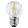 E27 Classic Klot 0,8W 2700K 80lm Klar LED-lampa