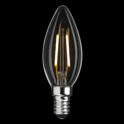 E14 CLASSIC Kronljus Klar 0,8W 2700K 80lm LED-Lampa