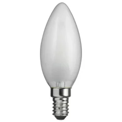 E14 CLASSIC Kronljus Matt 0,8W 2700K 80lm LED-Lampa