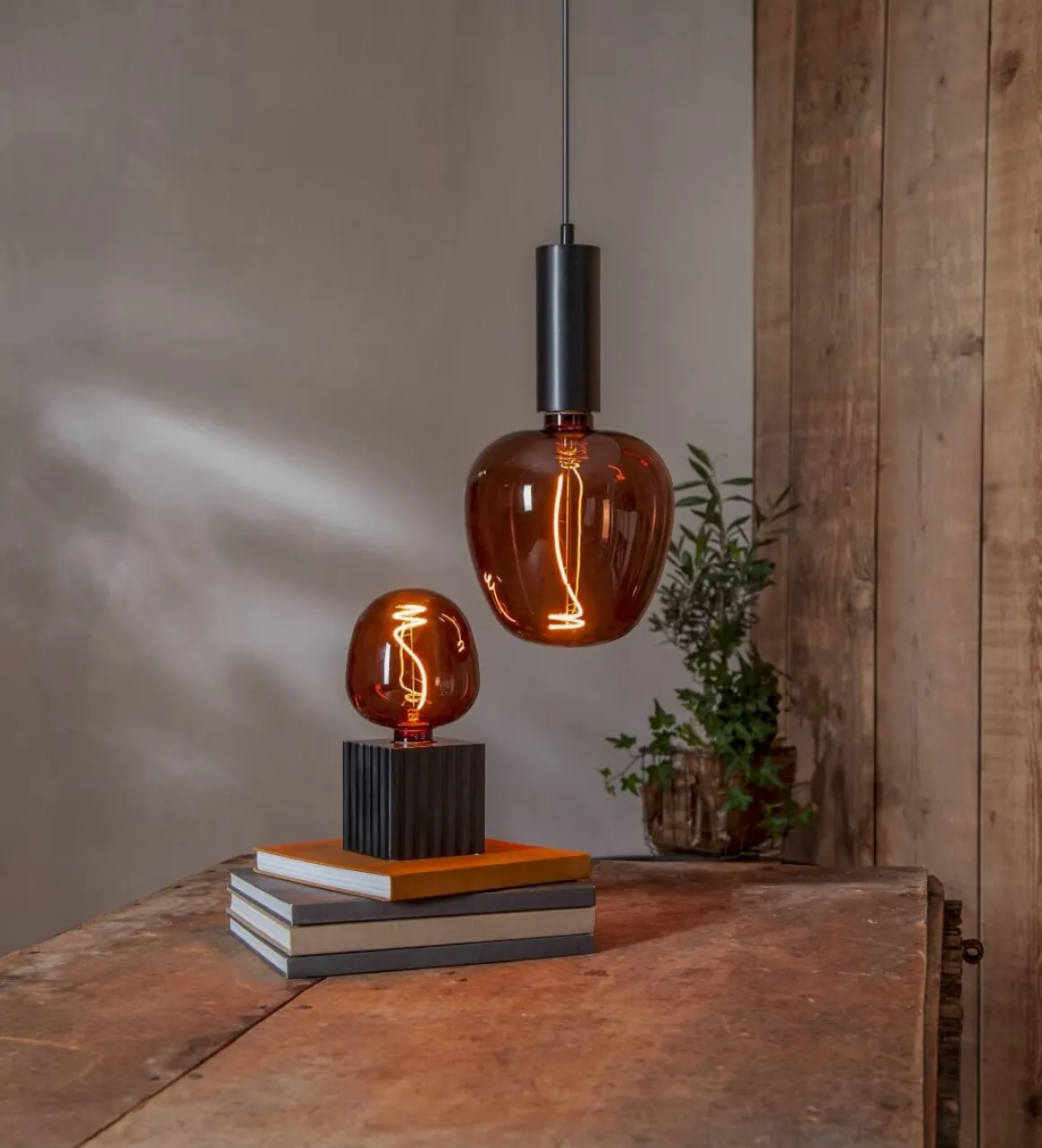 E27 Decoled Brun 2W 1800K 45lm LED-Lampa