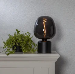 E27 Decoled 2W 2200K 40lm Svart LED-Lampa