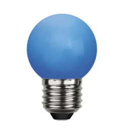 E27 Dekoration Party Klot 1W Blå LED-Lampa