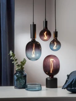 E27 DesignGlob 17,5cm Dimbar 4W 1600K 70lm Rosa LED-Lampa