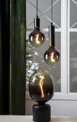 E27 DesignGlob Dimbar Grön 4W 1800K 75lm LED-Lampa