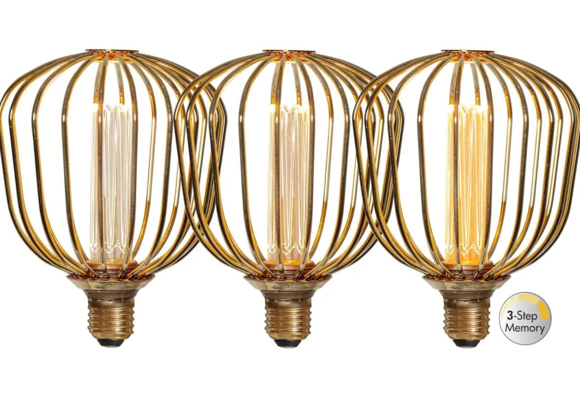 E27 DesignGlob13 Metall 4.3W 1800K 180lm LED-Lampa