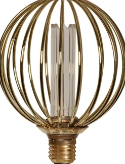 E27 DesignGlob12 Metall 4.3W 1800K 180lm LED-Lampa