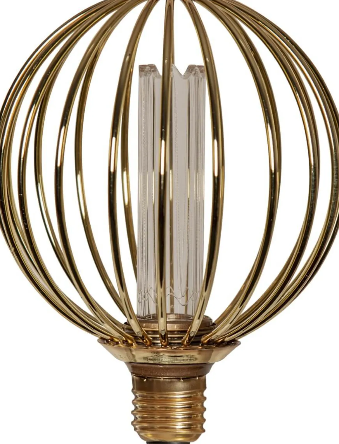 E27 DesignGlob12 Metall 4.3W 1800K 180lm LED-Lampa