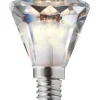 E14 Diamant Kristall Kallvit Dimbar 3,3W