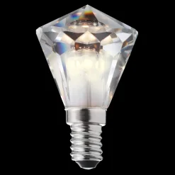 E14 Diamant Kristall Kallvit Dimbar 3,3W