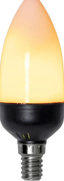 E14 Flame Lamp Sensor Kronljus 2W 1600K 36lm LED-Lampa