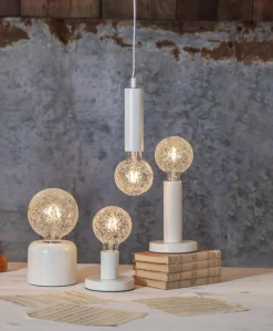 E27 GLANS Sladdställ 3,5m Vit