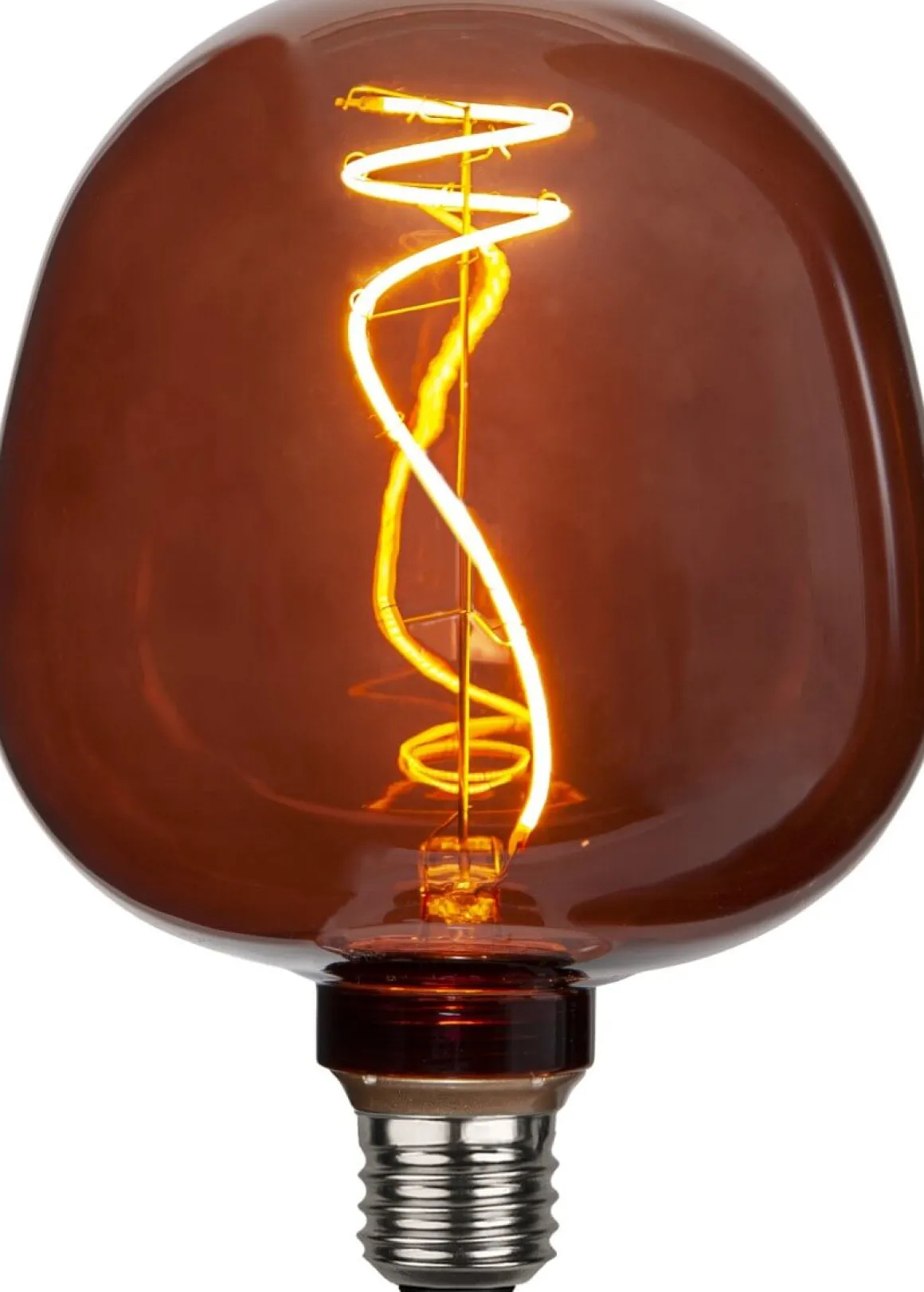 E27 Glob125 Decoled Brun 2W 1800K 45lm LED-Lampa