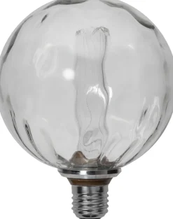 E27 Glob125 Decoled 1W 2000K 50lm Krackelerad LED-Lampa