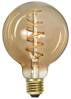 E27 Glob95 Dimbar Decoled Amber 3.2W 2000K 150lm LED-Lampa