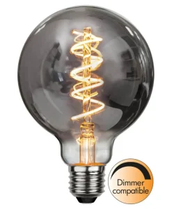 E27 Glob95 Dimbar Decoled Rökfärgad 2W 2100K 50lm LED-Lampa