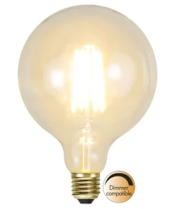 E27 Glob125 Dimbar SoftGlow 3.6W 2100K 320lm LED-Lampa