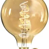 E27 Glob125 Dimbar Spiral Amber 3.2W 2100K 180lm LED-Lampa