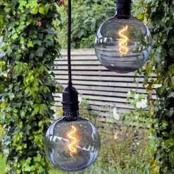 E27 Glob120 Lågvolt 12V 0,3Watt Smoke 30lm Klar LED-Lampa