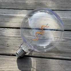 E27 Glob120 Lågvolt 12V 0,3Watt Varmvit 30lm Klar LED-Lampa