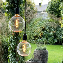 E27 Glob120 Lågvolt 12V 0,3Watt Vintage 30lm Klar LED-Lampa