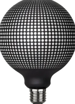 E27 Glob125 Mönster Dimbar 4W 2700K 100lm LED-Lampa