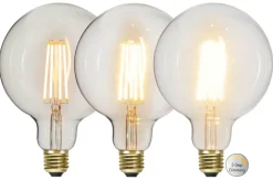E27 Glob125 3-stegs Dimmfunktion 6.5W 2100k 700lm LED-lampa