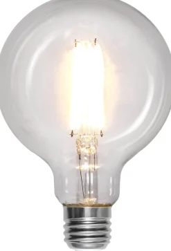 E27 95-Glob Vit Dimbar 7W 2700K 806lm Klar LED-Lampa