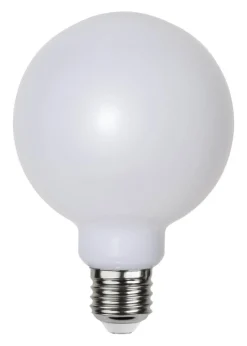 E27 Glob95 1.2W 2700K 85lm Opal LED-Lampa