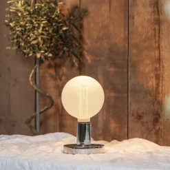 E27 Glob125 1W 2000K 50lm Opal/vit LED-Lampa