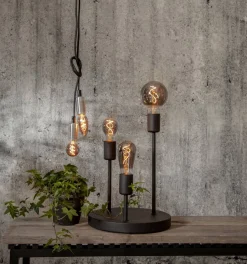 E14 GRACE Klot Decoled Smoke 3W 1800K 50lm LED-Lampa