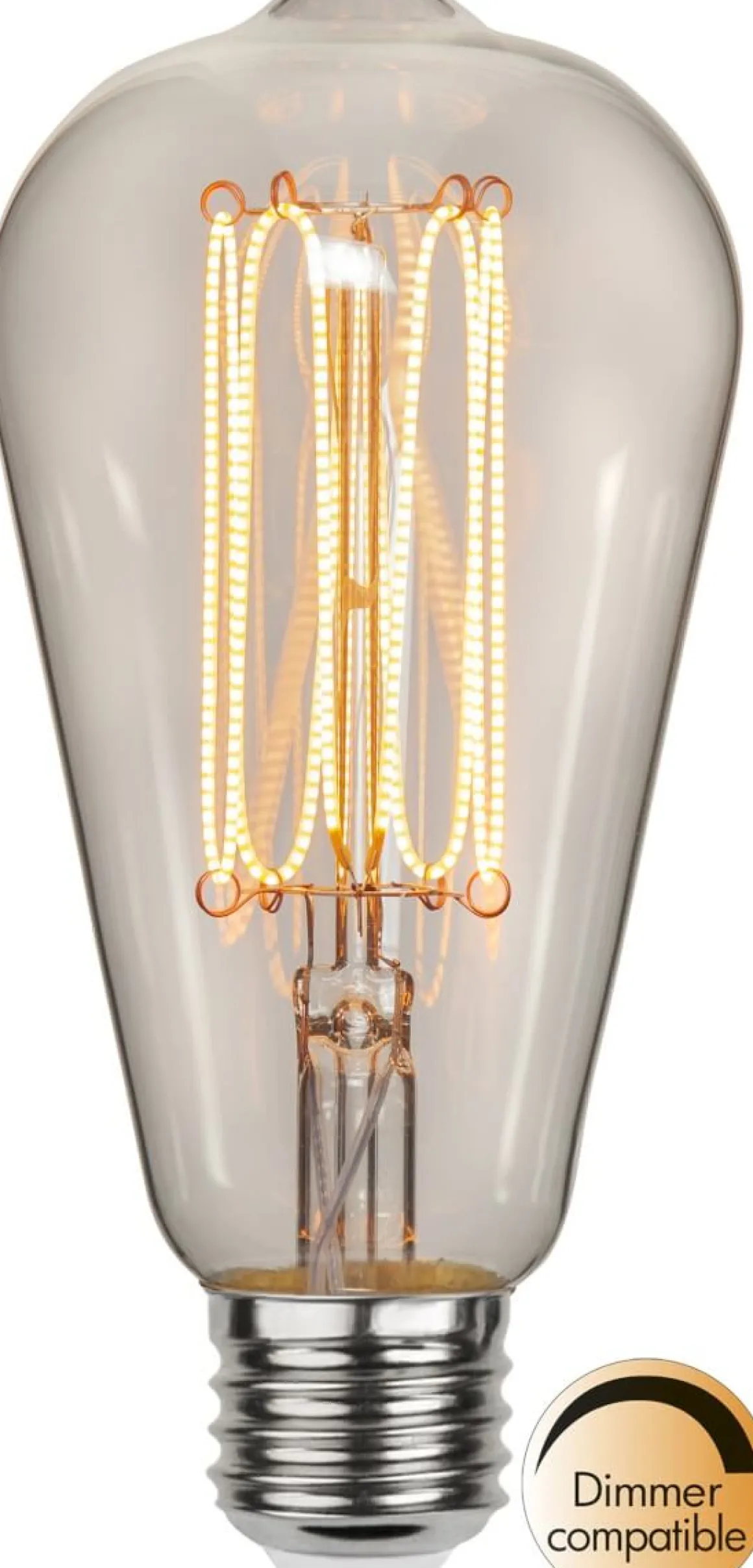 E27 GRACE Navigation Dimbar Decoled Smoke 3.8W 1800K 200lm LED-Lampa