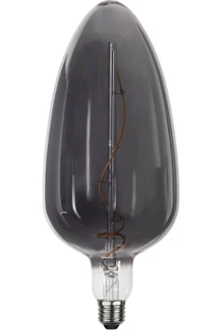 E27 Industrial Vintage Smoke 2.5W 2200k 50lm Dimbar LED-lampa