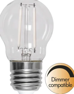 E27 Klot Dimbar Vit 2,5W 2700K 250lm Klar LED-Lampa