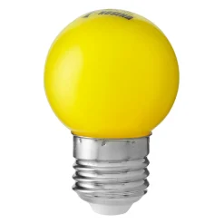 E27 Klot Partylampa Gul 0,8W 30lm LED-Lampa