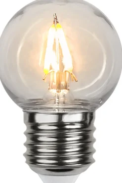 E27 Klot 0.6W 2200K 70lm Klar LED-Lampa
