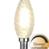 E14 Kron Vriden Dimbar 4.2W 2700K 470lm Klar LED-Lampa