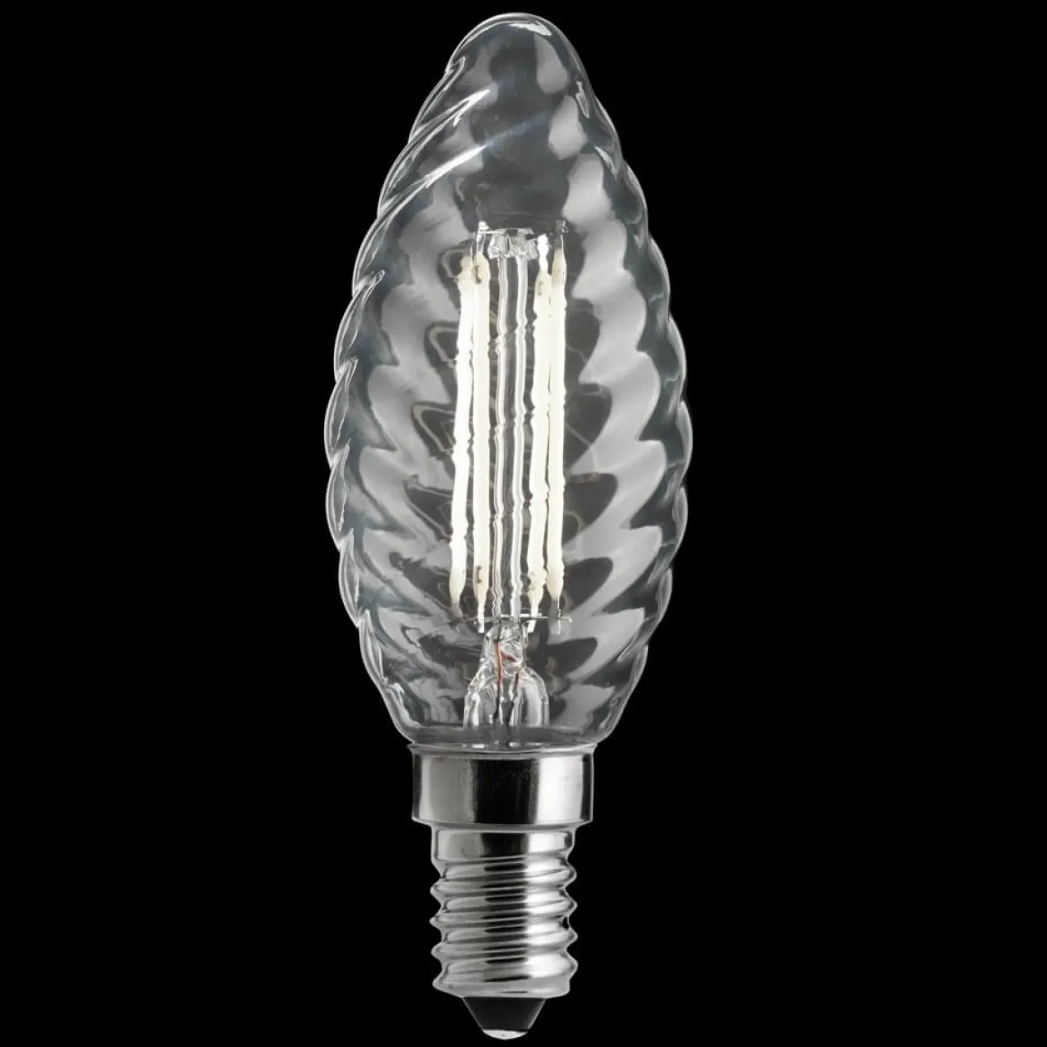 E14 Kron Vriden 3-steg Dimbar Klar 5/2,5/0,4W 4000K LED-Lampa