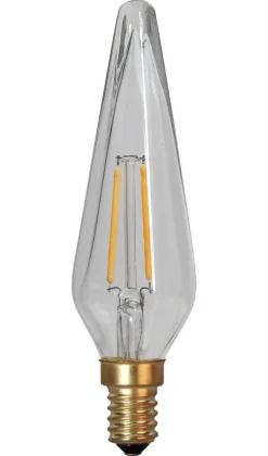 E14 Kronljus Dekoration 0.3W 2100K 30lm Klar LED-Lampa