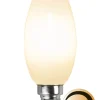 E14 Kronljus RA90 Opal 5W 3000K 470lm LED-Lampa