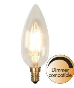 E14 Kronljus SoftGlow Dimbar 3W 2200K 260lm Klar LED-Lampa