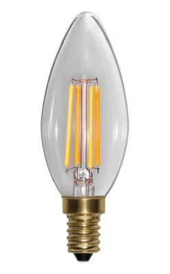 E14 Kronljus 3-Steg Dimbar Minne SoftGlow 4W 2100K 400lm LED-Lampa