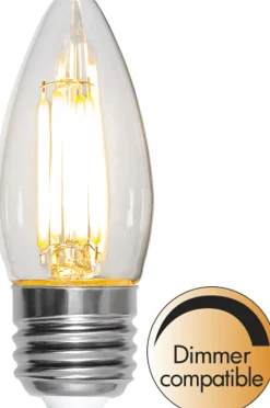 E27 Kronljus 4,2W 2700K 470lm LED-Lampa