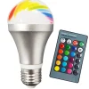 E27 LED RGB Lampa - Fjärrkontroll