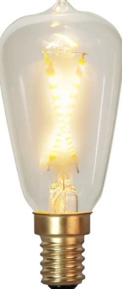 E14 Mininavigation SoftGlow 0.5W 2100K 30lm Klar LED-Lampa