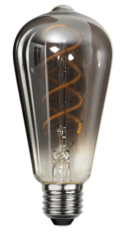 E27 Navigation Dimbar Decoled Spiral Smoke 2W 2100K 45lm LED-Lampa