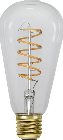 E27 Navigation 3-steg Dimbar Minne 4W 2100K 270lm Klar LED-Lampa